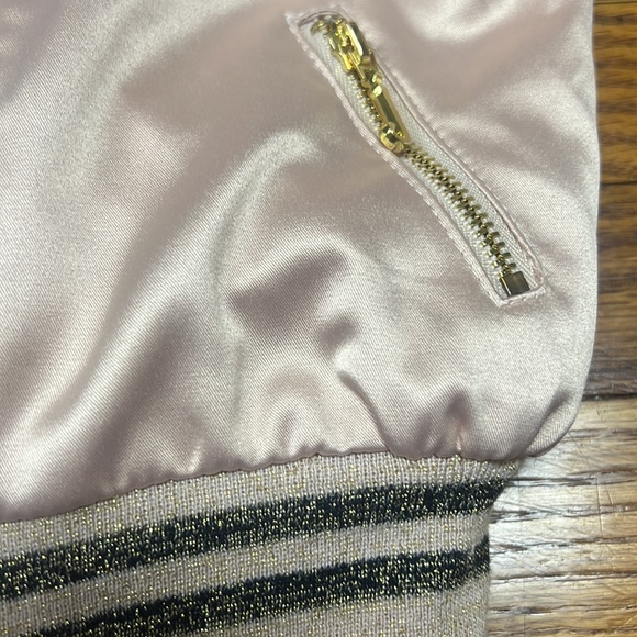 JUICY COUTURE | blush satin bomber jacket - Picture 4 of 4
